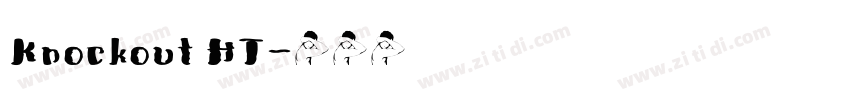 Knockout HT字体转换